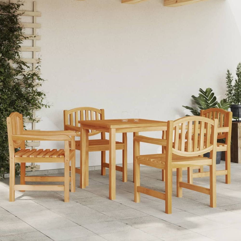 Petromila vidaXL Záhradné stoličky 4 ks 58x59x88 cm tíkové masívne drevo